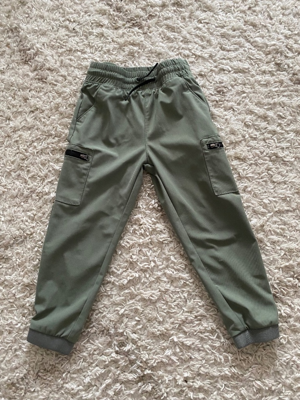 Wonder Nation Boys Olive Green Cargo Jogger Pants - Size: 6
